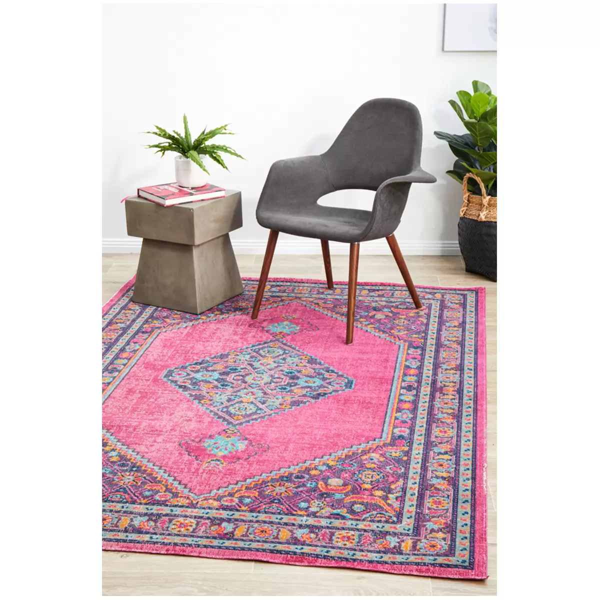 Rug Culture Eternal 910 Pink Rug 230 x 160cm