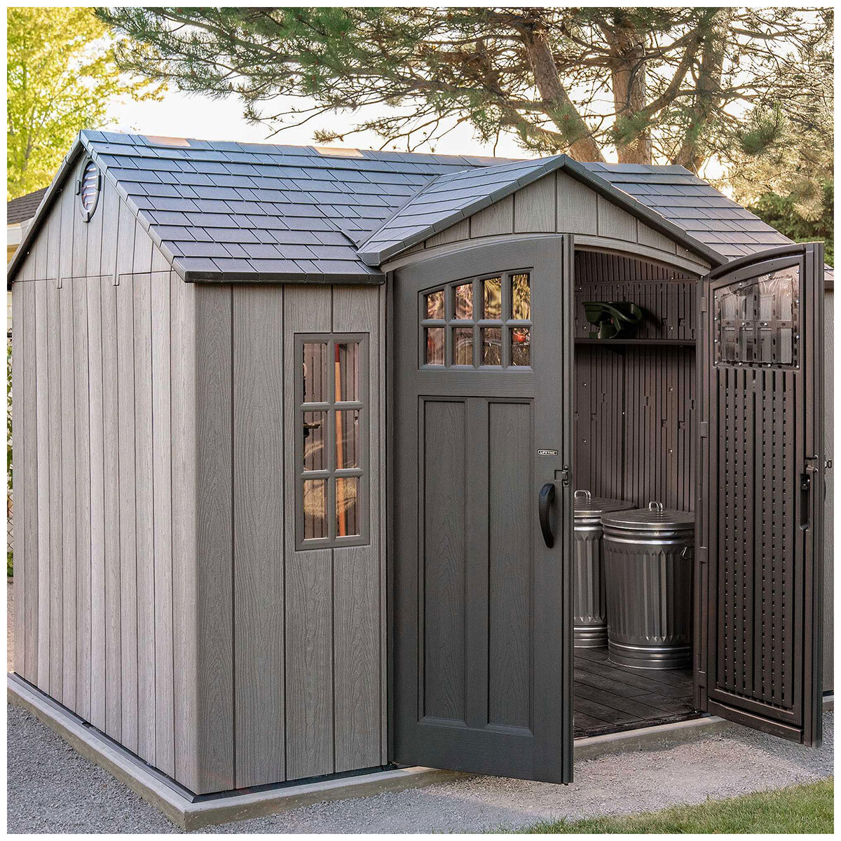 Lifetime Side Entry Outdoor Storage Shed