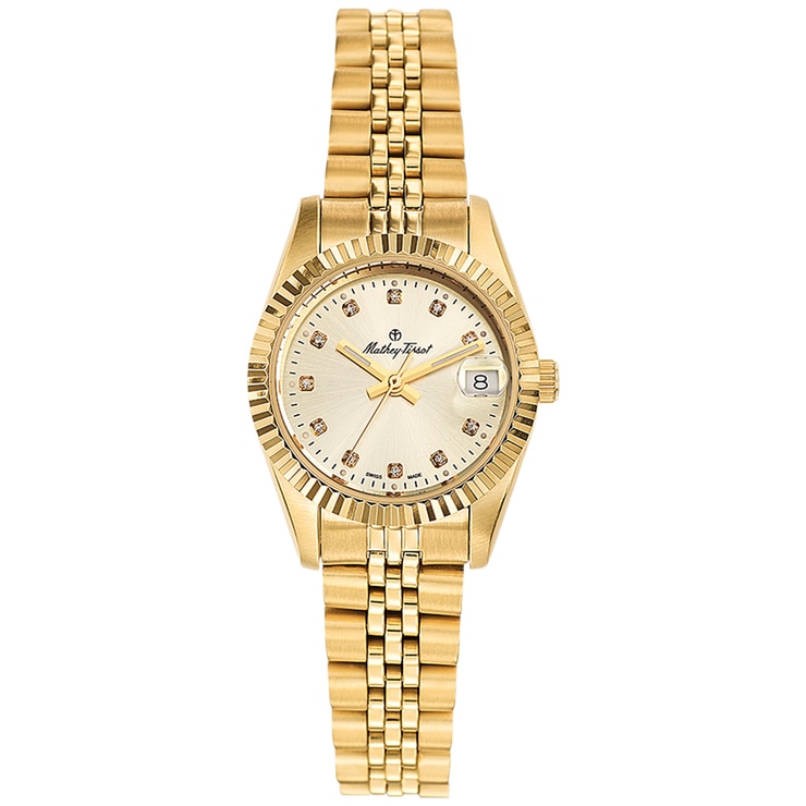 Mathey Tissot Ladies Mathey II Gold Tone Quartz Watch D710PDI | Costco ...