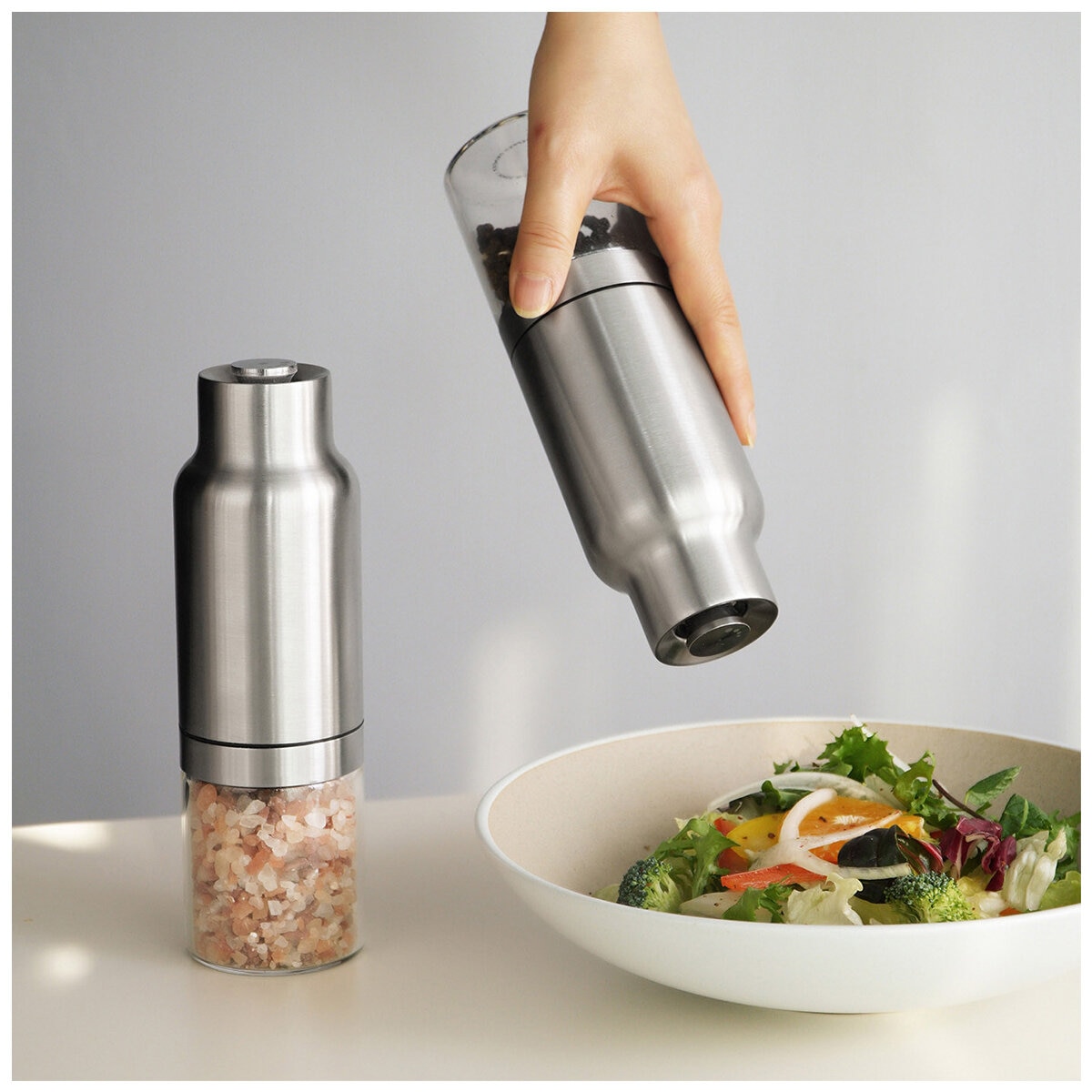 Gravity Activated Electric Grinder 2 Piece Set