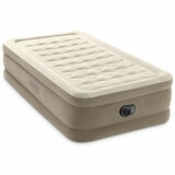 Intex Twin Ultra Plush Airbed With Fiber-Tech Rp Intex Twin Ultra Plush Airbed With Fiber-Tech Rp