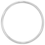 14KT White Gold 4mm Lightweight Flat Band