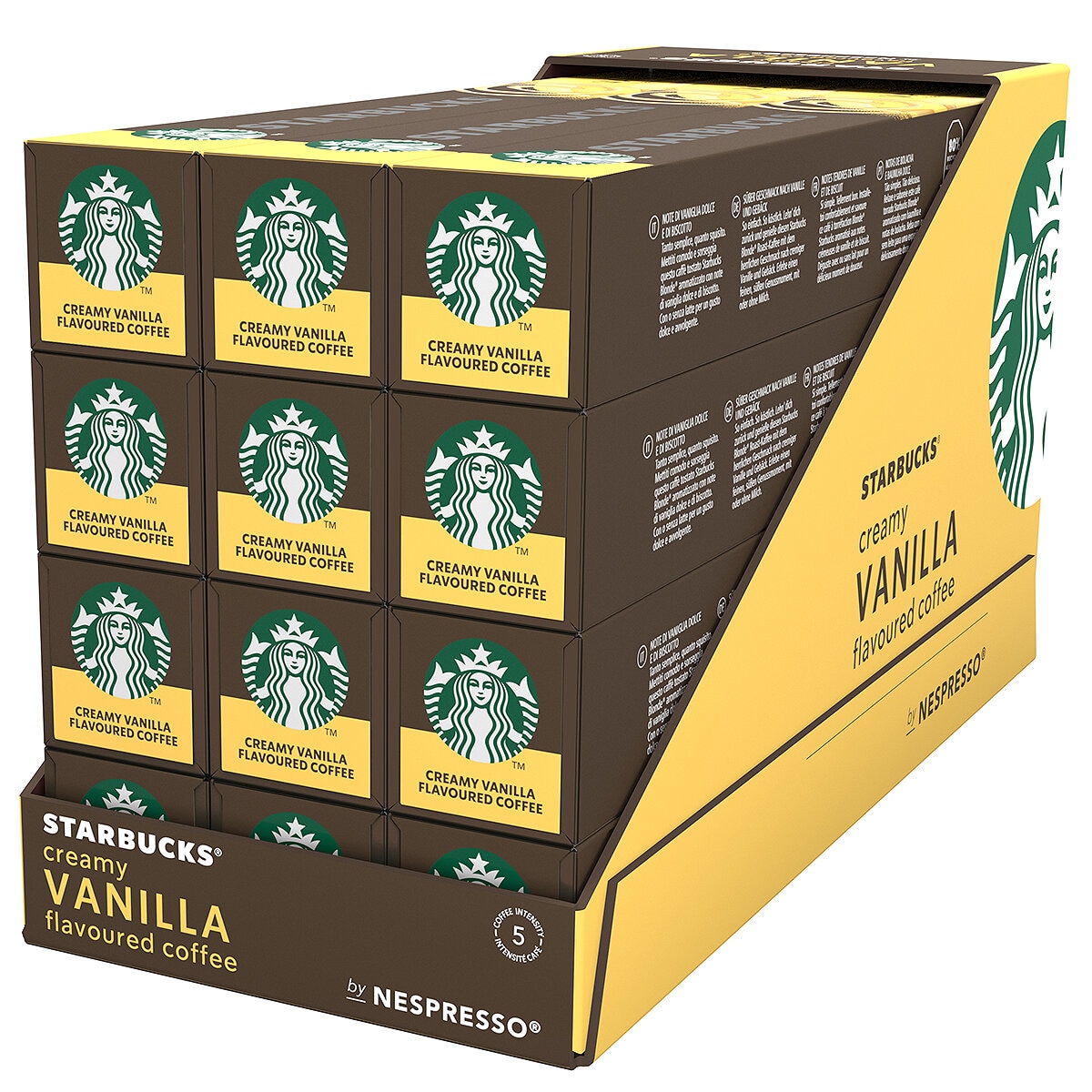 Starbucks By Nespresso Creamy Vanilla Flavoured Coffee Capsules 120 pack