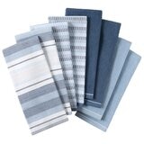 Culinary Classic Shelby Kitchen Towel 8 Pack Blue