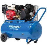 Hyundai Petrol Piston 6.5HP Air Compressor With 100L Tank 11 CFM Belt Drive