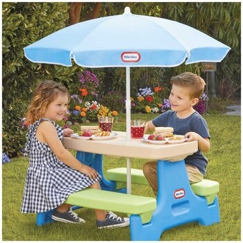 Little Tikes Easy Store Jr Play Table With Umbrella