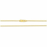 18KT Yellow Gold Flat Curb Bracelet 1g 18KT Yellow Gold Flat Curb Bracelet 1g