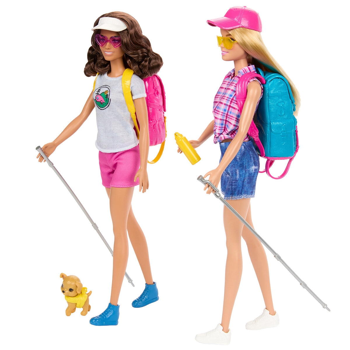 Barbie Camping Tent Kayak Doll Set With Accessories