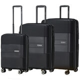 Tosca Orion Luggage 3 Piece Set Black