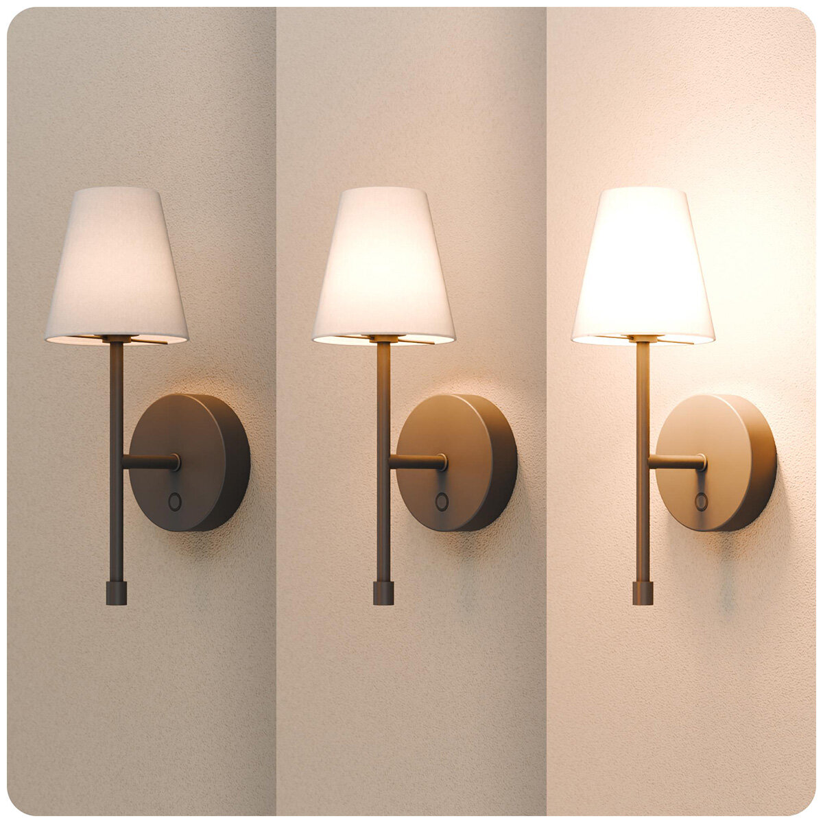 Globe LED Wall Sconce Wireless 2 Pack Globe LED Wall Sconce Wireless 2 Pack