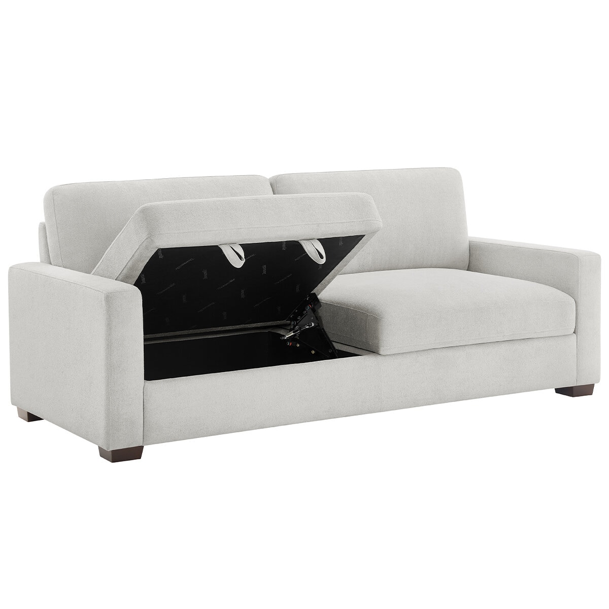 Thomasville Fabric Sofa With Storage Seats