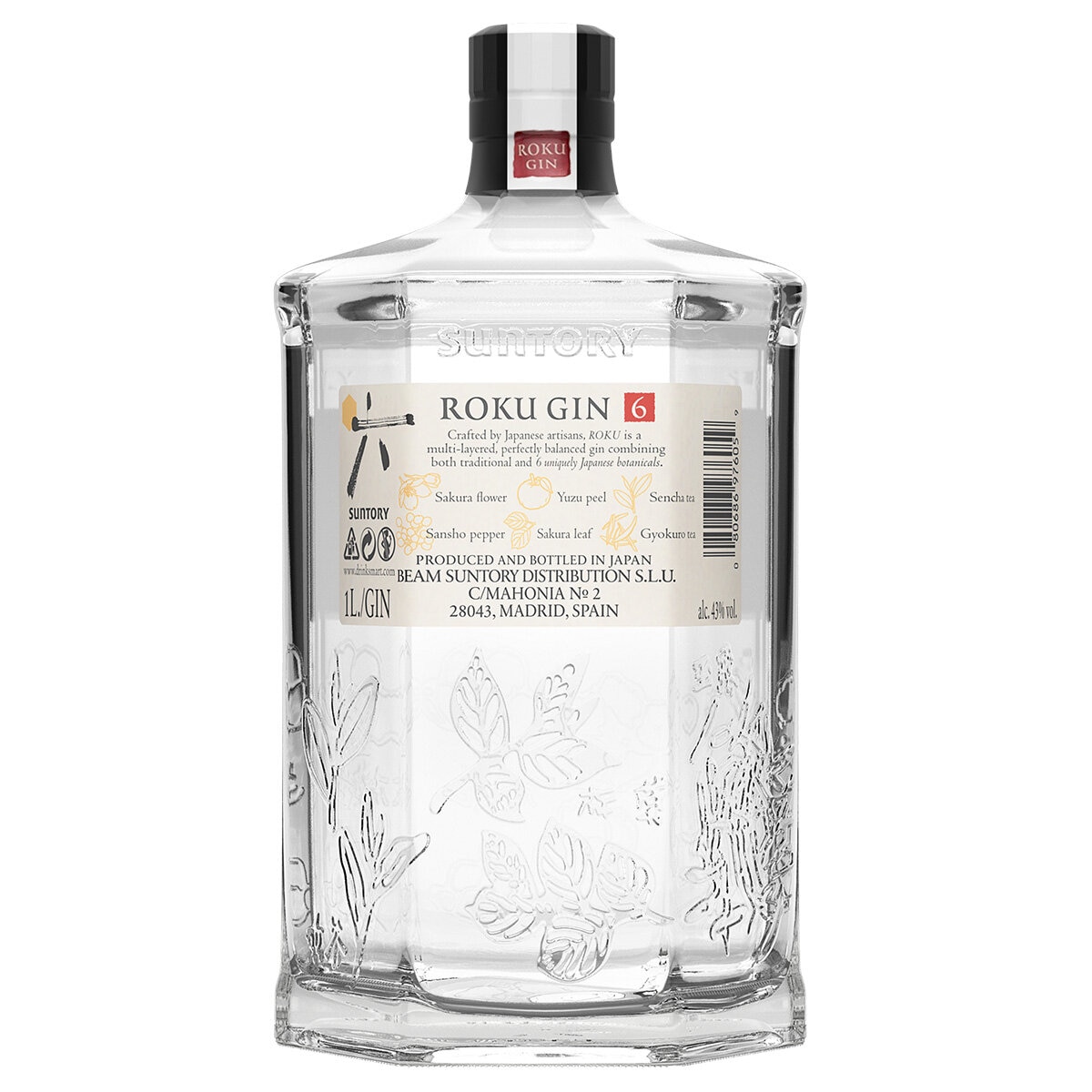 ROKU Japanese Craft Gin 1L