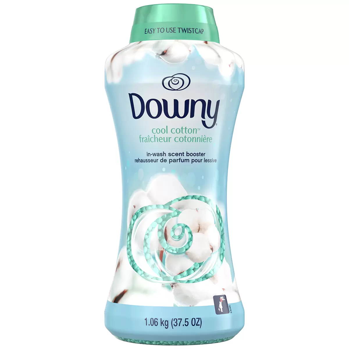 Downy Cool Cotton In-Wash Scent Booster 2 x 1.06kg