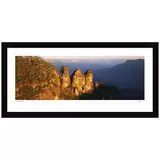 Ken Duncan 30 The Three Sisters, NSW Framed Print Black