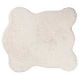 Faux Fur Pet Mat 88 cm x 101 cm Ivory