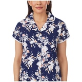 Nautica Women's 2 Piece PJ Set - Blue Floral