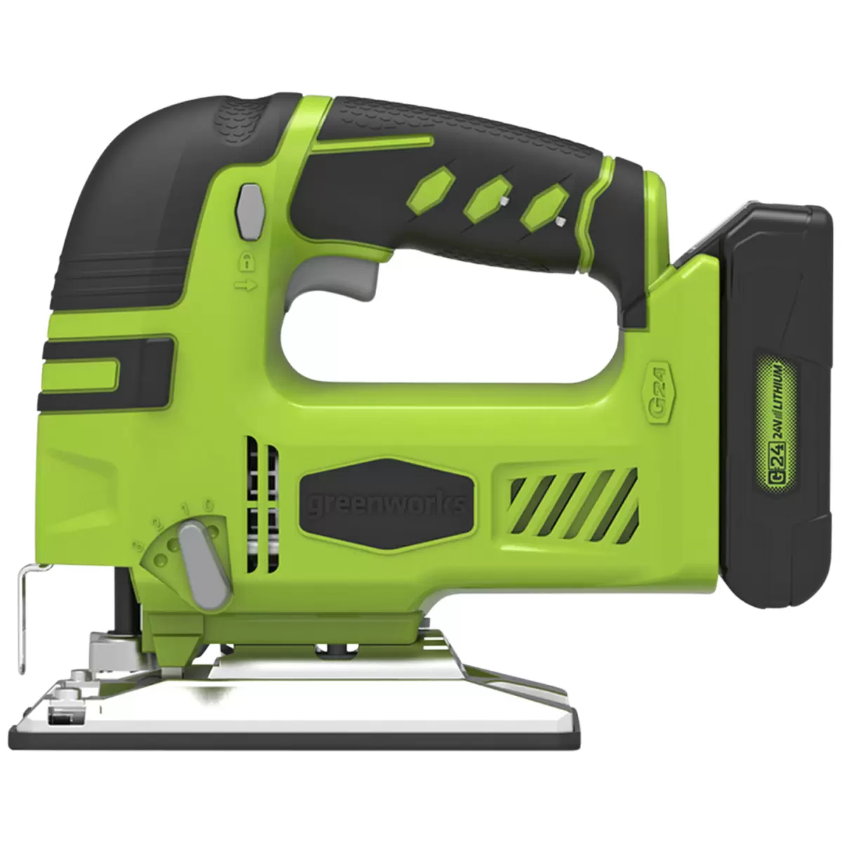 Greenworks 24V Brushless Jigsaw Kit with Battery and Charger