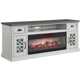 Bayside Furnishings TV Console With Electric Fireplace