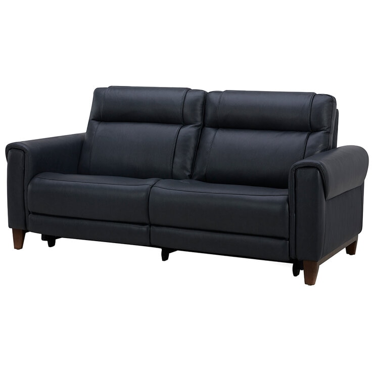 Aiden & Ivy Leather Power Reclining Sofa With Power Headrests Aiden & Ivy Leather Power Reclining Sofa With Power Headrests