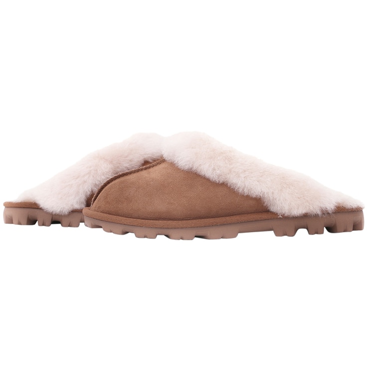 Kirkland Signature Women S Shearling Slippers Chestnut Costco Australia