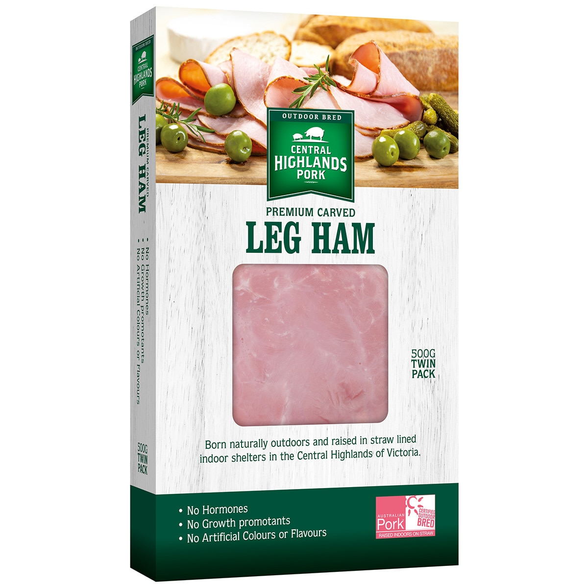 Central Highlands Pork Premium Carved Leg Ham 500g Costco Australia