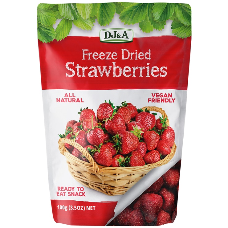 DJ&A Freeze Dried Strawberries 100g | Costco Australia