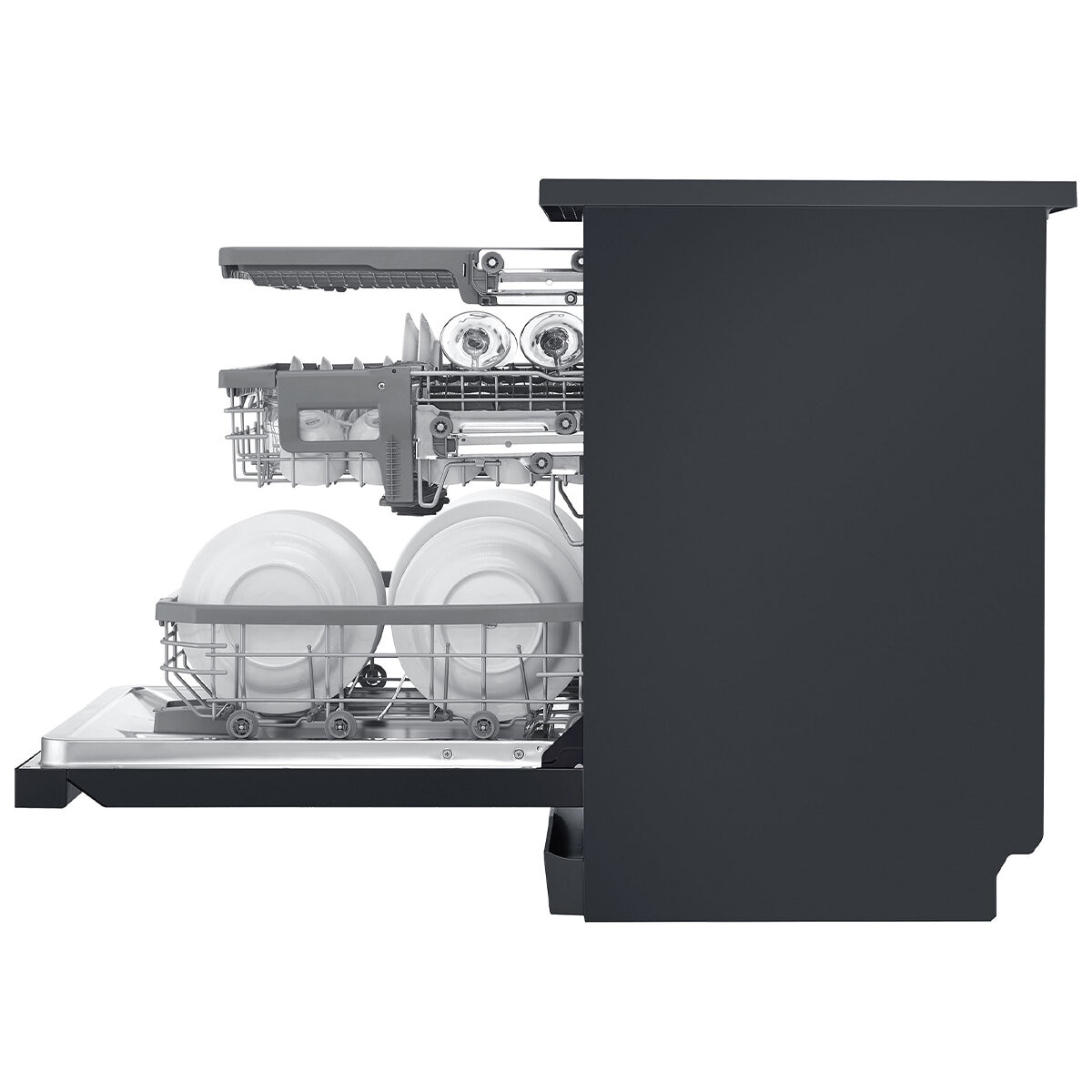 LG QuadWash Freestanding Dishwasher Matte Black XD3A15MB