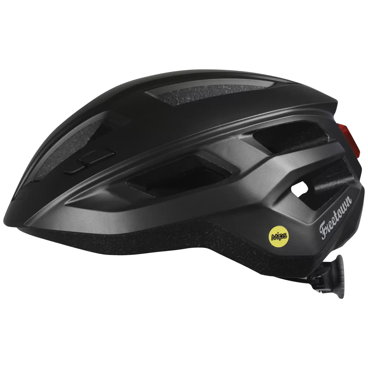 Freetown Gear and Gravel Lumiere Bike Helmet with Mips Protection Metallic Black