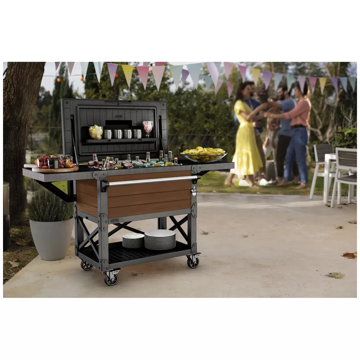 Keter Patio Cooler and Beverage Cart