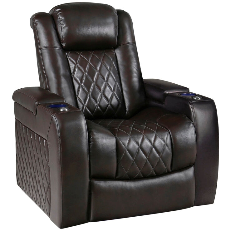Valencia Home Theatre Tuscany Edition 1 Seater Dark Chocolate Valencia Home Theatre Tuscany Edition 1 Seater Dark Chocolate