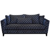 Moran Florence 3 Seater Warwick Fairmont Navy Fabric