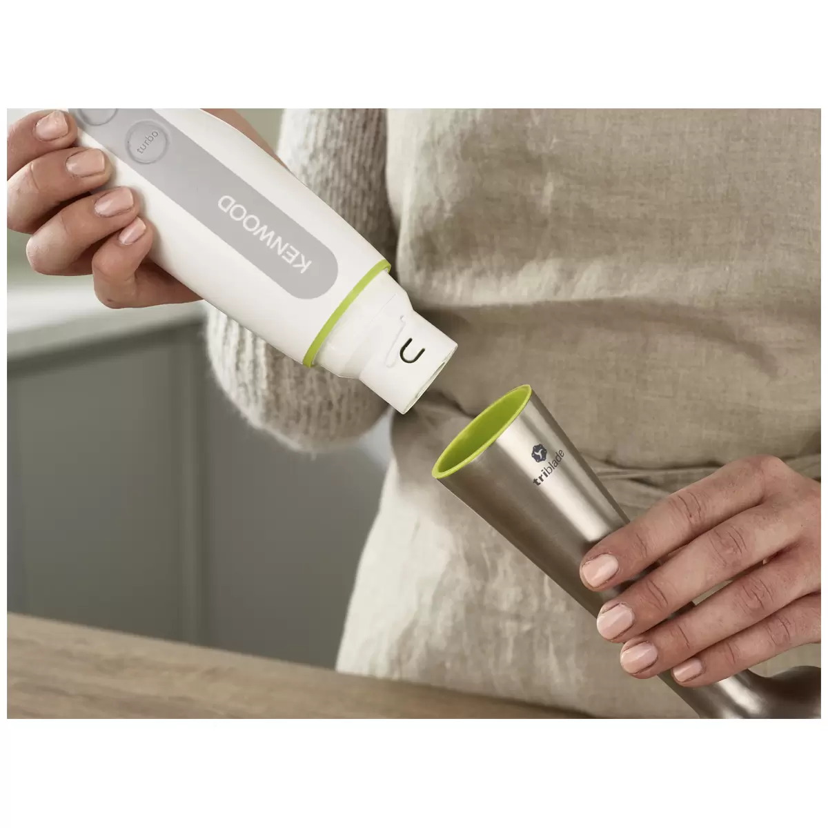 Kenwood Triblade Hand Blender HDP109WG  White