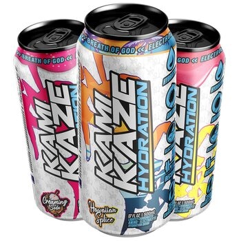 Kamikaze Hydration Amino And Electrolyte Drink Variety Pack 12 x 500ml