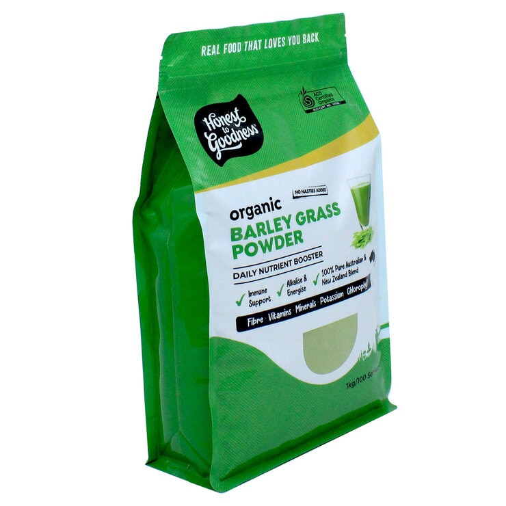 Honest To Goodness Organic Blended Barley Grass 1kg Honest To Goodness Organic Blended Barley Grass 1kg