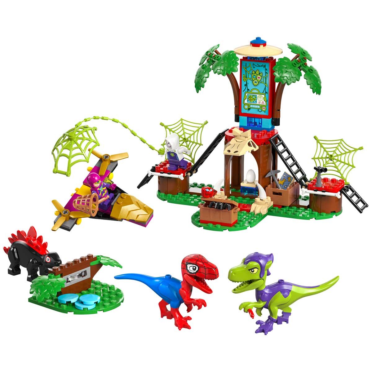 LEGO Marvel Spidey And His Amazing Friends Spidey and Gobby’s Raptor Battle at Tree House HQ 11200