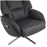 Northridge Home Manual Leather Recliner With Ottoman