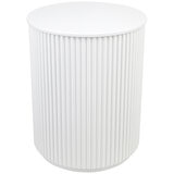 Café Lighting and Living Nomad Round Side Table White