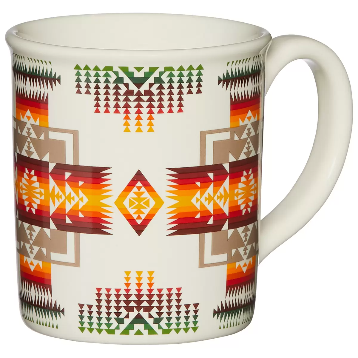 Pendleton Ceramic Mugs 4 piece set Chief Joseph Multi