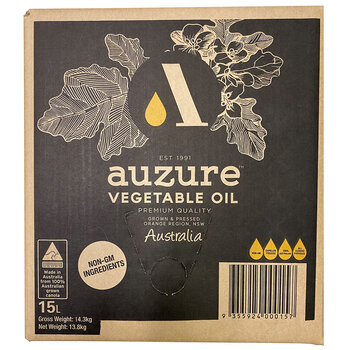 Auzure Vegetable Oil 15L