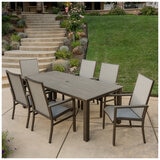 SunVilla Nichols Stationary 7 Piece Dining Set