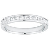 Platinum 2.05CTW Princess Cut Diamond Bridal Set