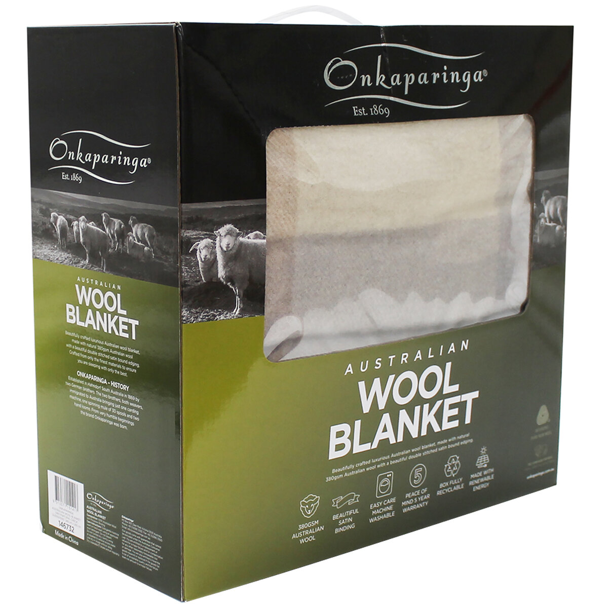 Onkaparinga Australian wool blankets