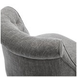 Slipper Accent Chair Dark Grey